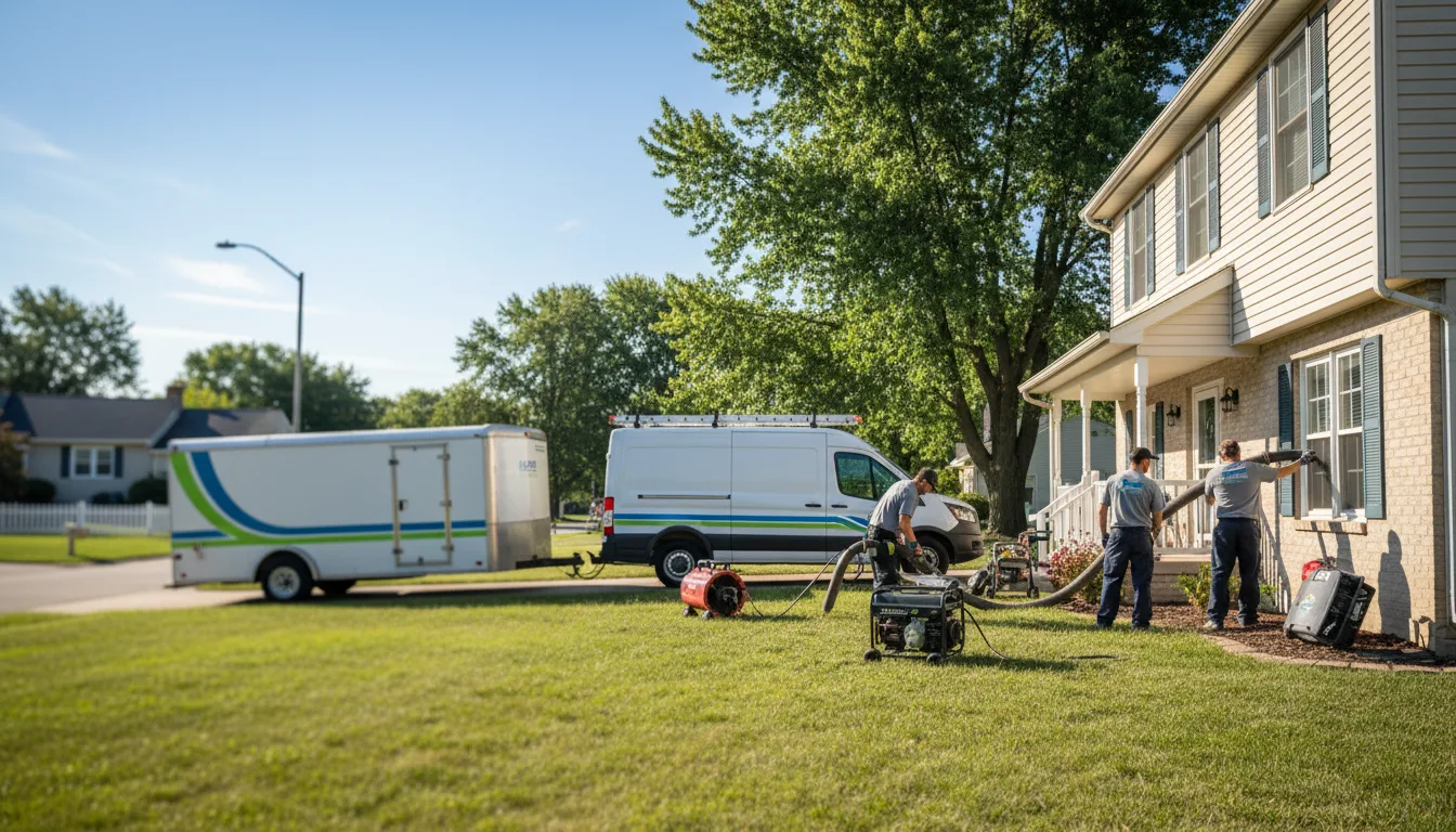 Flooded Basement Restoration And Cleanup With Repair in Harvard, IL near me